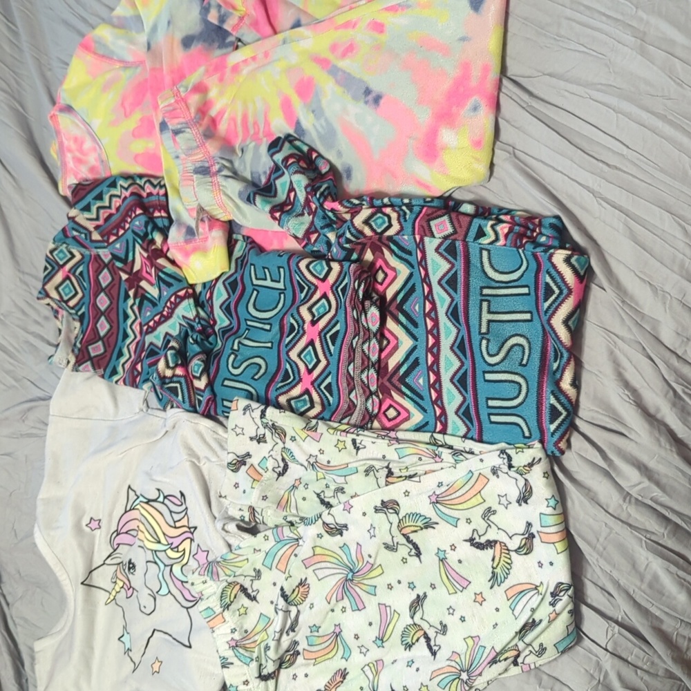 3 pairs girls PJs